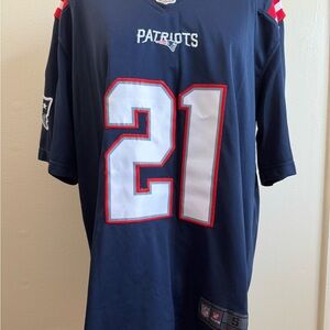 Nike Navy Blue Patriots Jersey